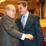 Jordi Pujol y Arthur Mas