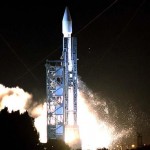 Fotografía cedida por la secretaría mexicana de Comunicaciones y Transportes (SCT) hoy, viernes 2 de octubre de 2015, del lanzamiento del satélite Morelos 3, desde Cabo Cañaveral, Florida (EE.UU.). EFE