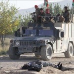 Un grupo de soldados durante un operativo en Ghazni, Afganistán. EFE/archivo