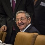 El presidente de Cuba Raúl Castro es visto durante la Asamblea General de las Naciones Unidas en Nueva York (Estados Unidos). EFE