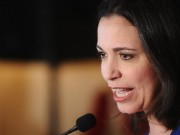 La opositora venezolana María Corina Machado visita Miami