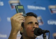 Imagen de archivo del líder opositor Henrique Capriles. EFE/Archivo