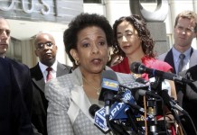 En la imagen, la fiscal federal Loretta Lynch. EFE/Archivo