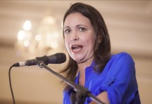 La dirigente opositora venezolana María Corina Machado. EFE/archivo