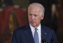El vicepresidente de Estados Unidos, Joseph Biden, pronuncia un discurso. EFE/archivo