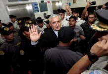 El expresidente guatemalteco Otto Perez Molina (c). EFE/Archivo