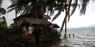 La tormenta tropical Joaquín se ha convertido en huracán cerca de las Bahamas. En la foto, el río Coyuca desbordado este martes al paso de la tormenta tropical Marty en Guerrero (México). EFE/Archivo