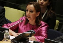 En la imagen, la secretaria mexicana de Relaciones Exteriores, Claudia Ruiz Massieu. Archivo