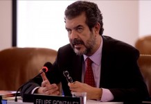 La Comisión Interamericana de Derechos Humanos (CIDH) pidió hoy que se permita a los cubanos emigrar "de forma regular y segura" en su travesía desde Cuba a Estados Unidos por varios países de la región, ante la crisis actual en Costa Rica. EFE/Daniel Cima/CIDH/SÓLO USO EDITORIAL
