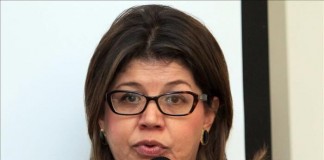 La mexicana Rocío Murillo, directora regional adjunta del Programa de las Naciones Unidas para el Medio Ambiente (PNUMA), participa en el Primer Foro Regional para Organismos de Cuencas de América Latina: "Fortaleciendo la gobernanza del agua para la seguridad alimentaria y energética", hoy martes 15 de diciembre de 2015 en la ciudad de Panamá.