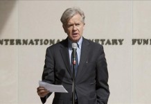 El portavoz del Fondo Monetario Internacional (FMI), Gerry Rice. Archivo